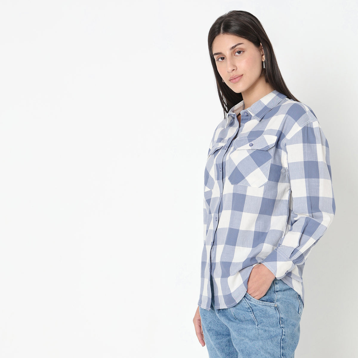 Regular Fit Checkered Shirt