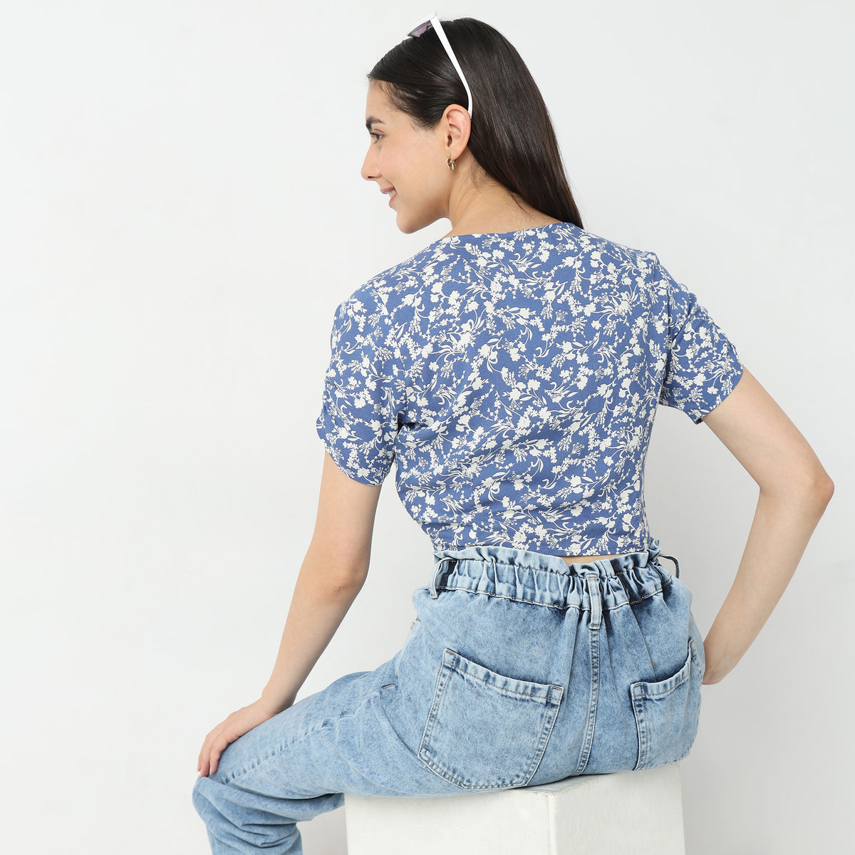 Slim Fit Floral Top