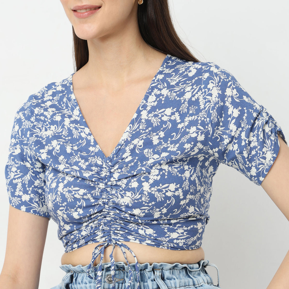 Slim Fit Floral Top