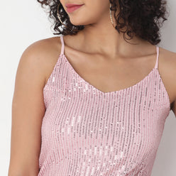 Slim Fit Embellished Top