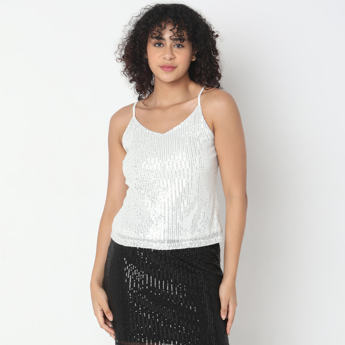 Slim Fit Embellished Top