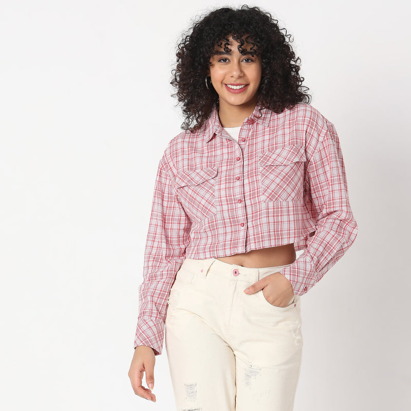 Regular Fit Checkered Shirt
