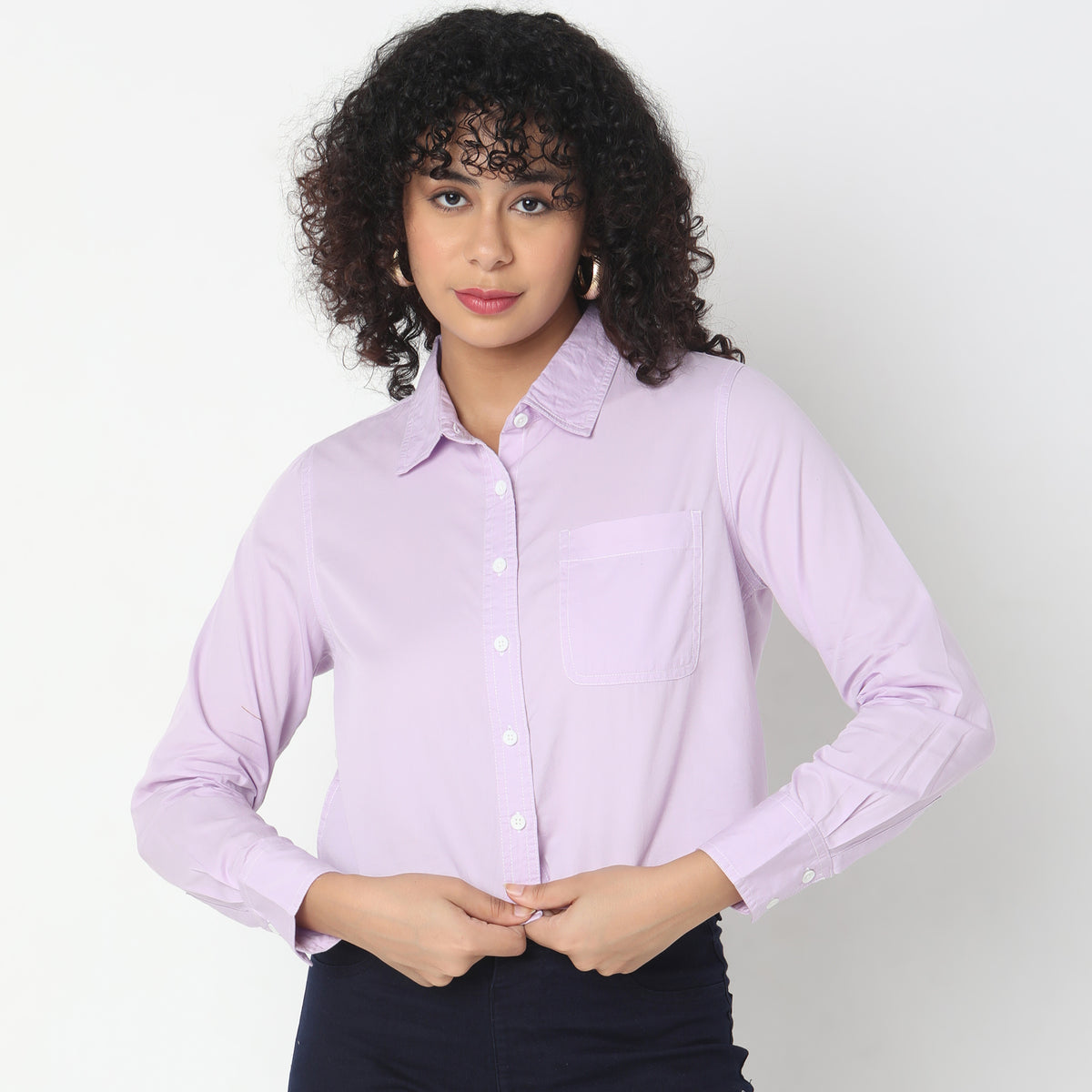 Regular Fit Solid Top