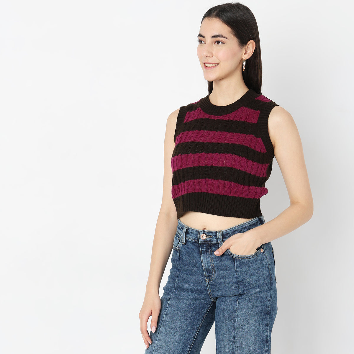 Regular Fit Striped Sweater