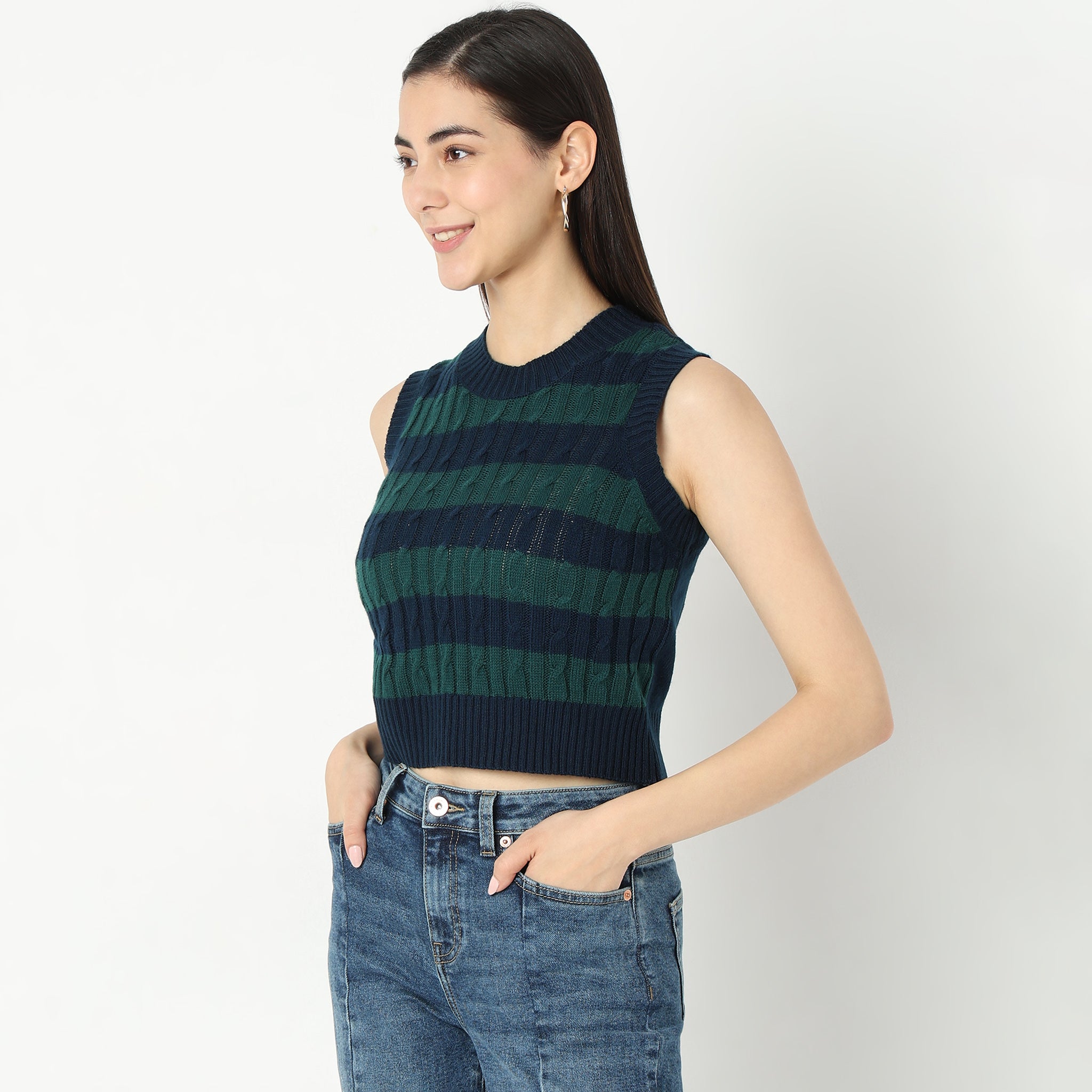 Regular Fit Striped Sweater