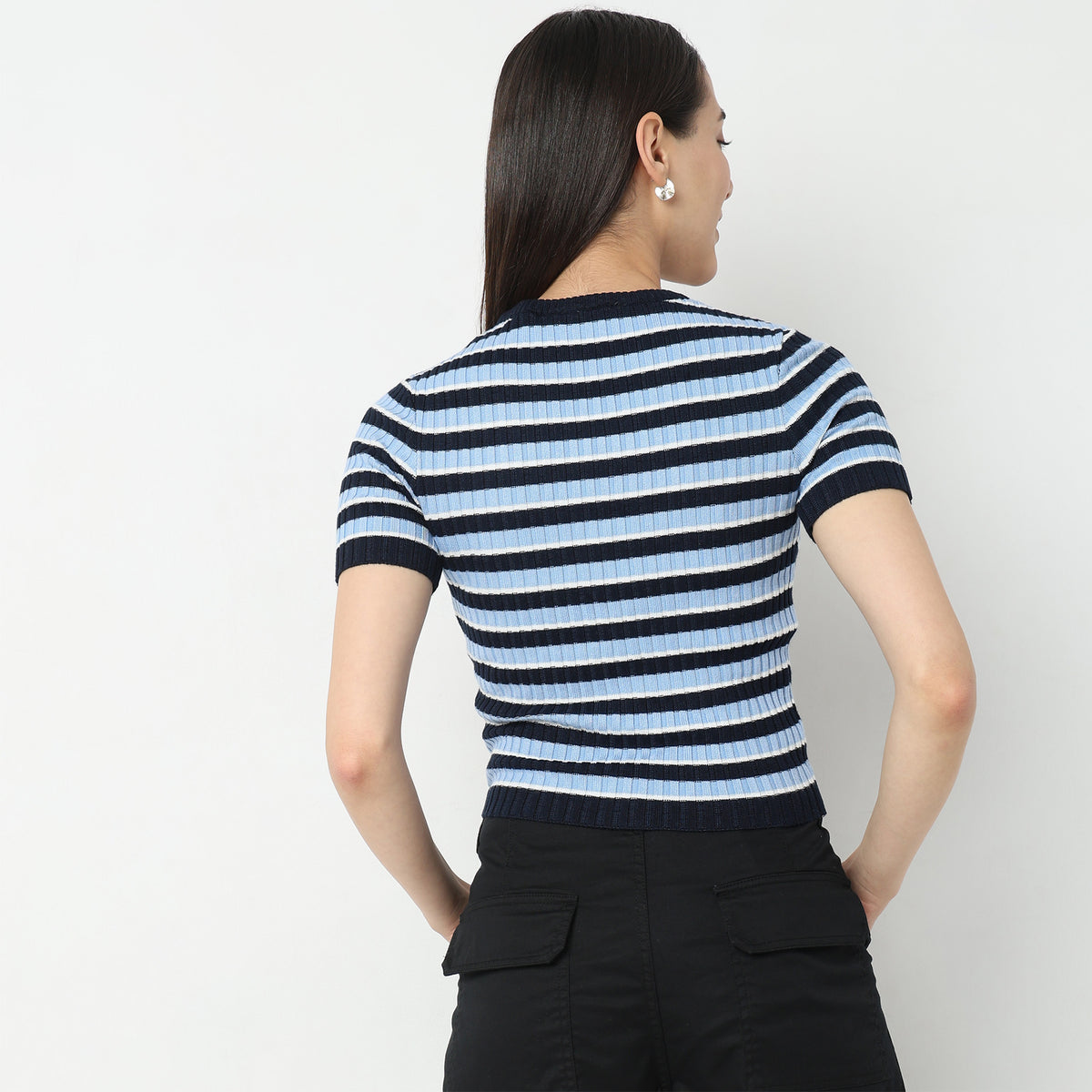 Fitted Striped T-Shirt