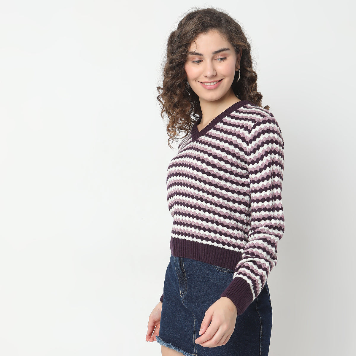 Regular Fit Jacquard Sweater