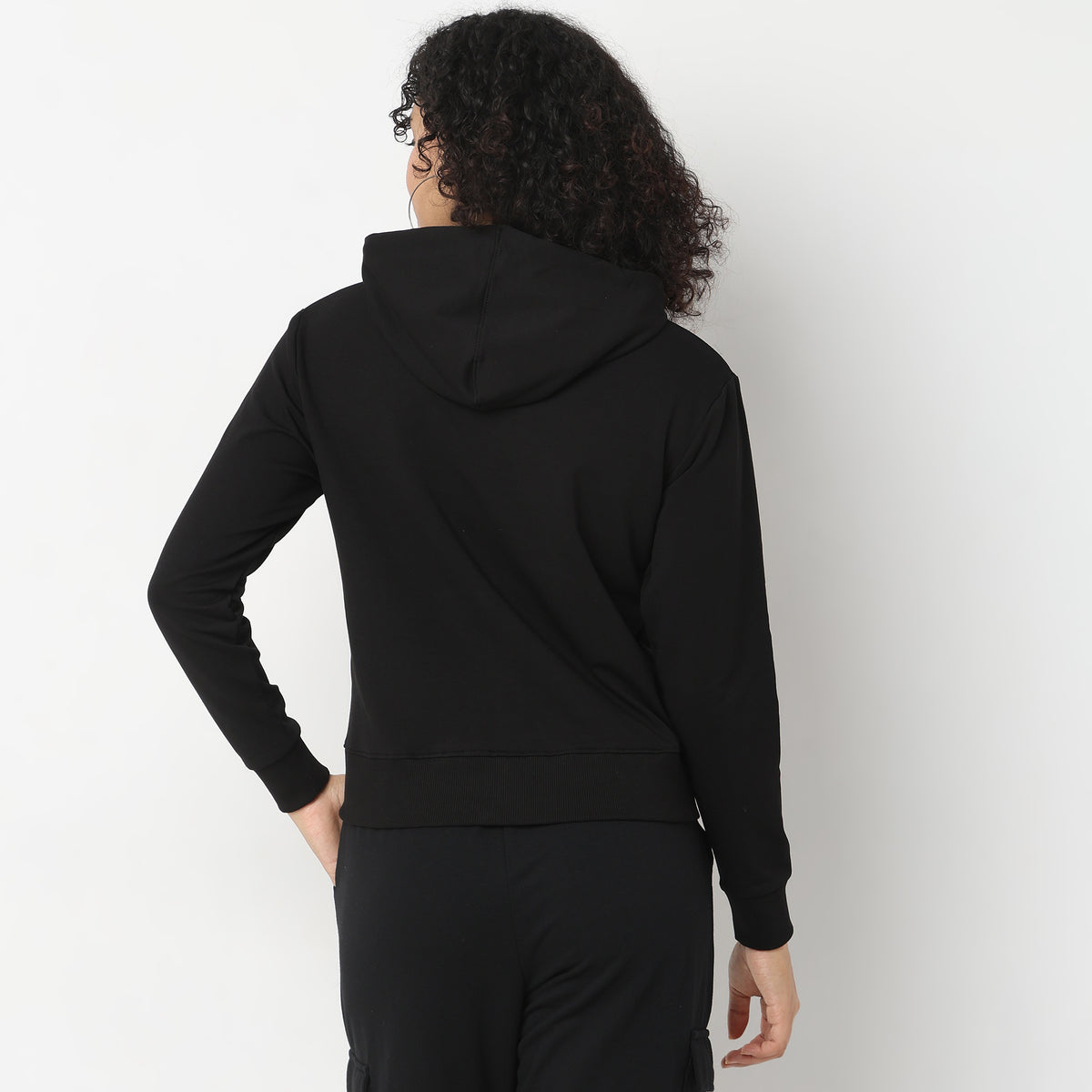 Regular Fit Solid Sweatshirts