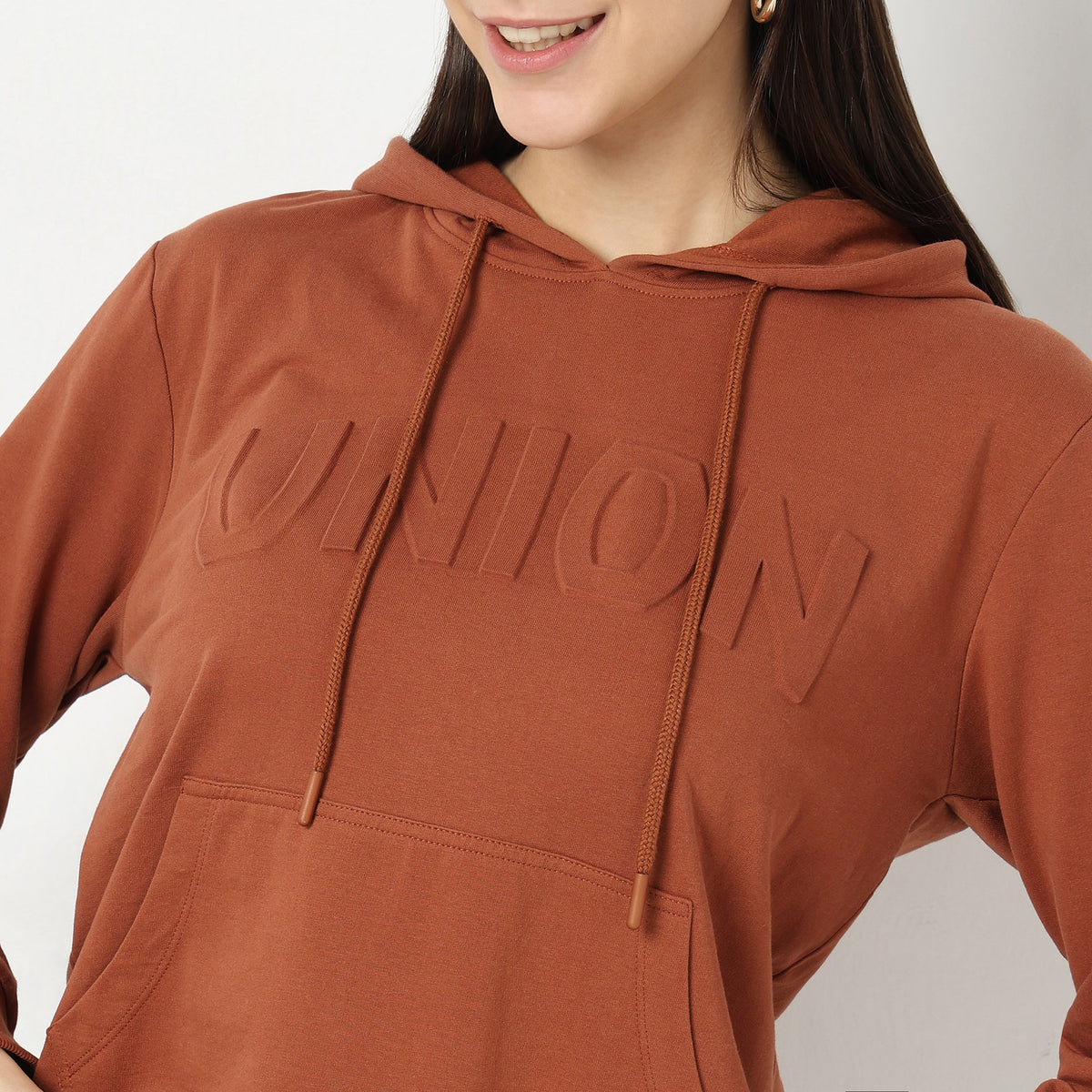 Oversize Solid Sweatshirt