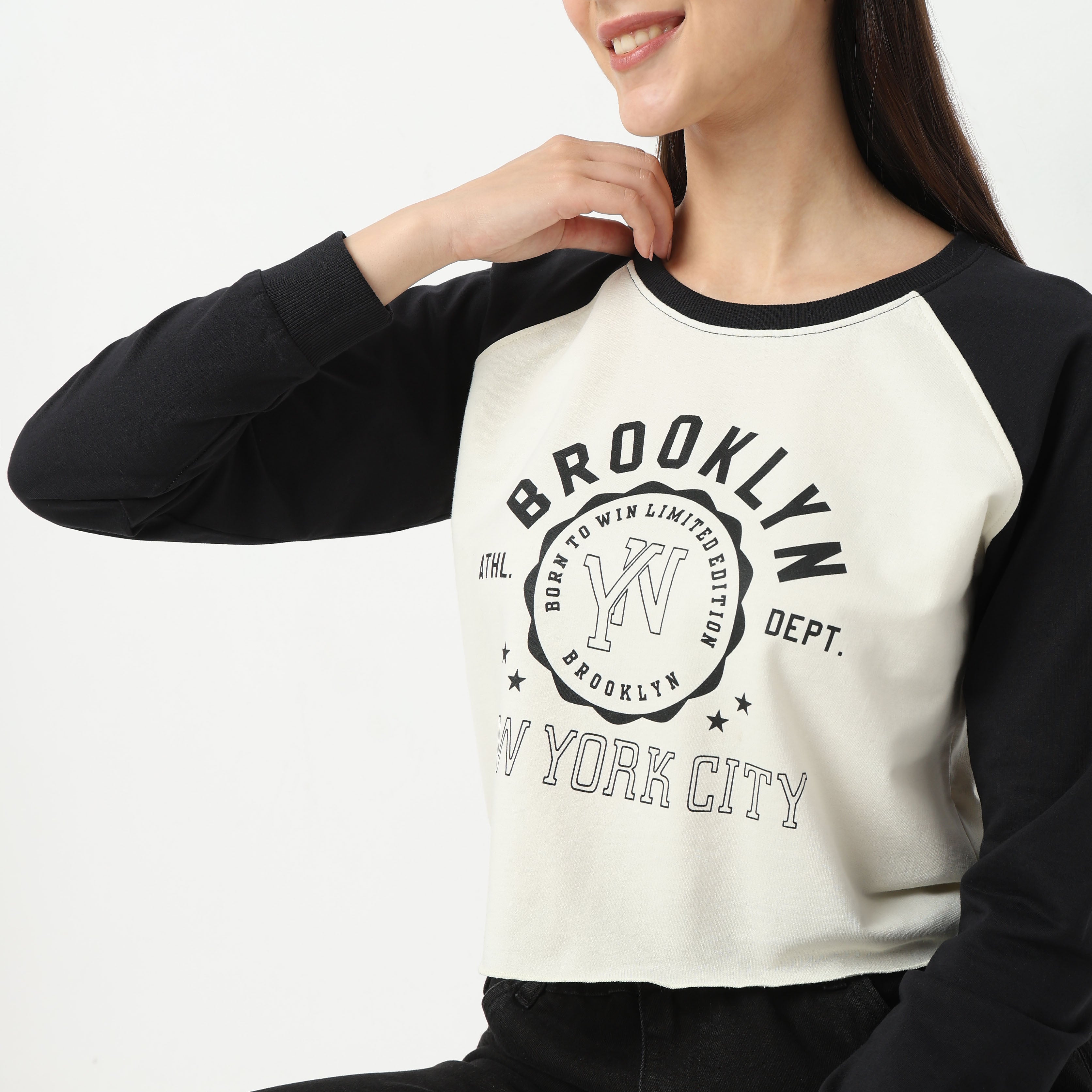 Boxy Fit Graphic Sweatshirt