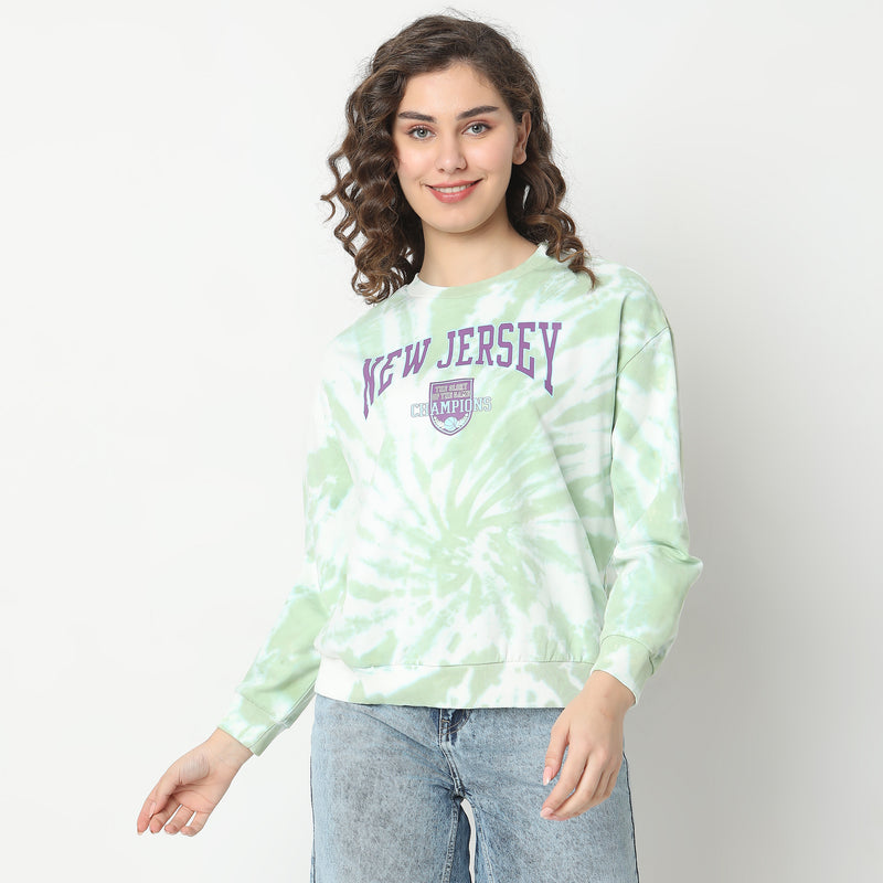 Oversize Tie - Dye Sweatshirt