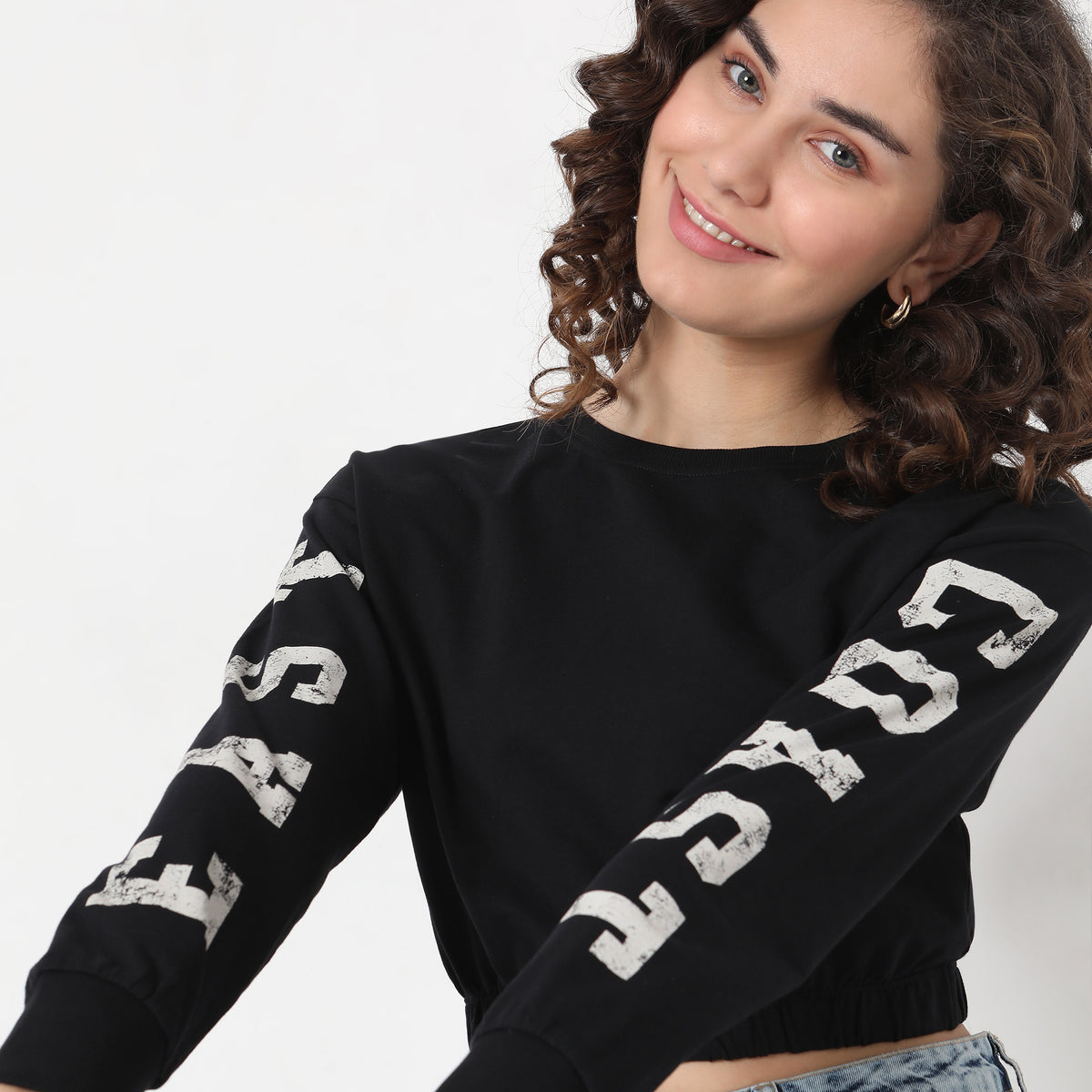 Regular Fit Graphic Sweatshirt