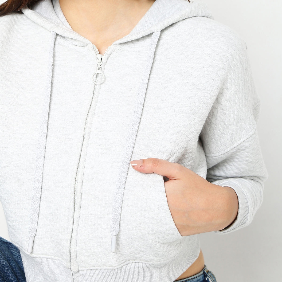 Oversize Quilted Sweatshirt