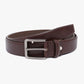 Men Wearing Genuine Leather Brown Belts