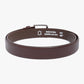 Men Wearing Genuine Leather Brown Belts