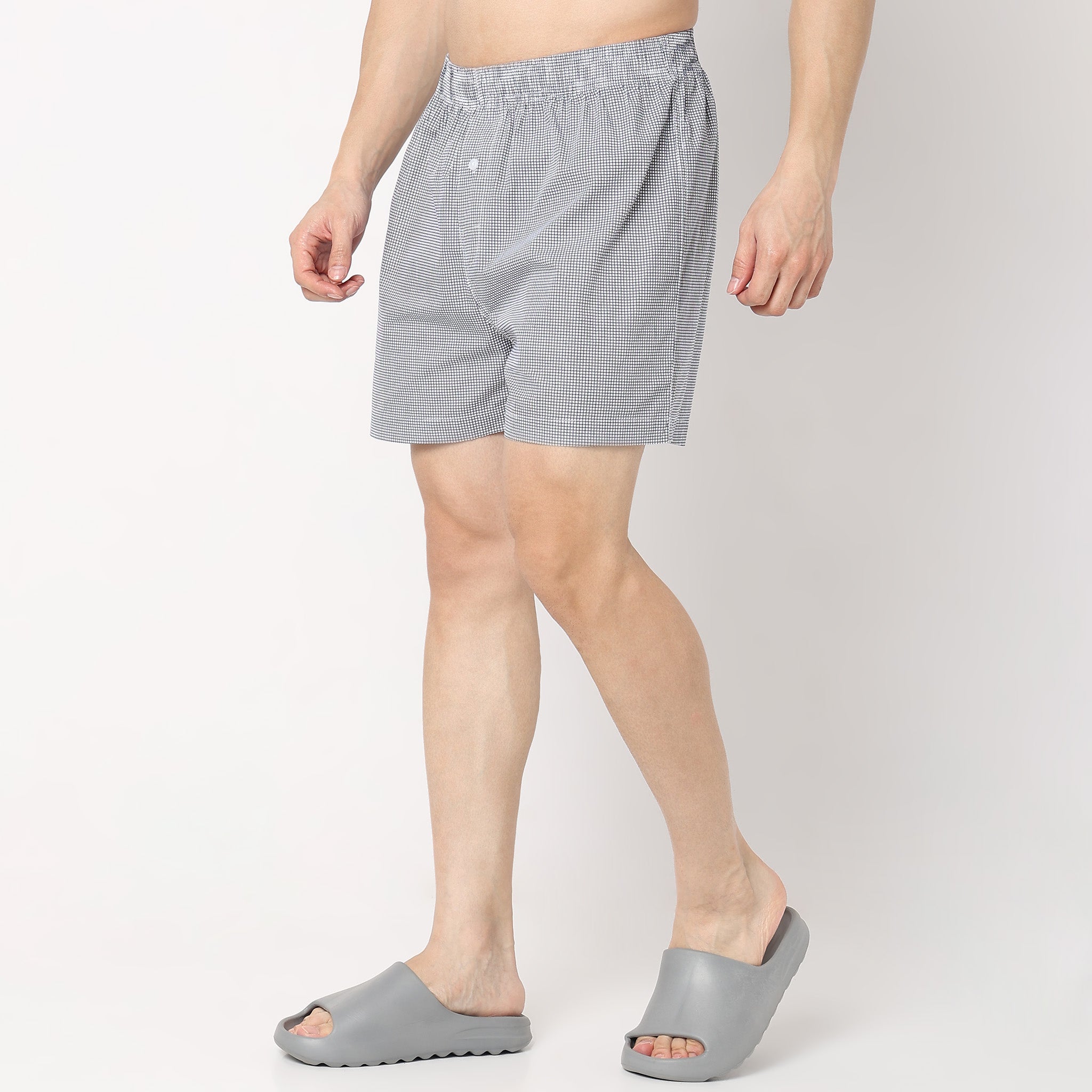 Regular Fit Printed Mid Rise Shorts