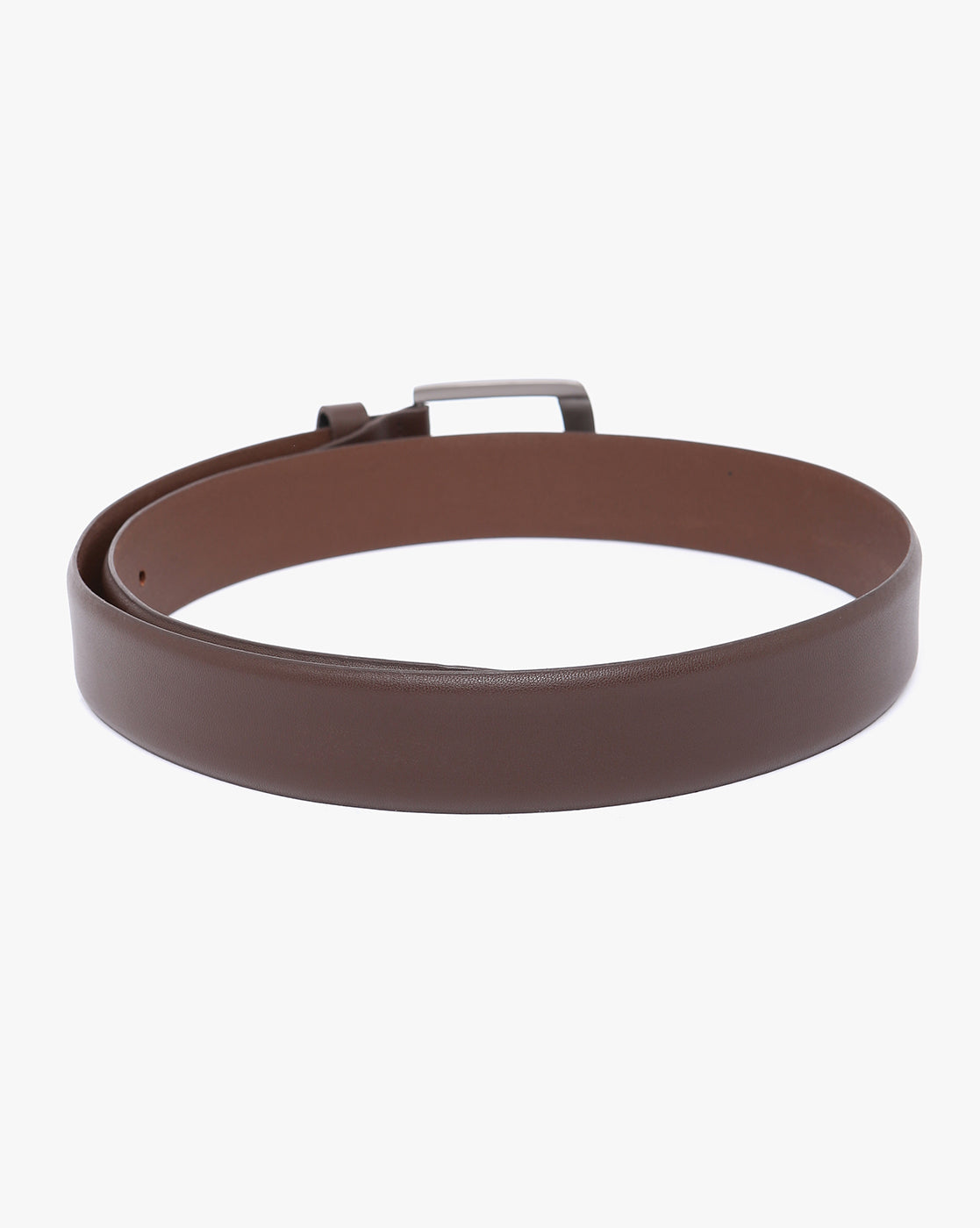 Men Wearing Geniune Leather Brown Belts