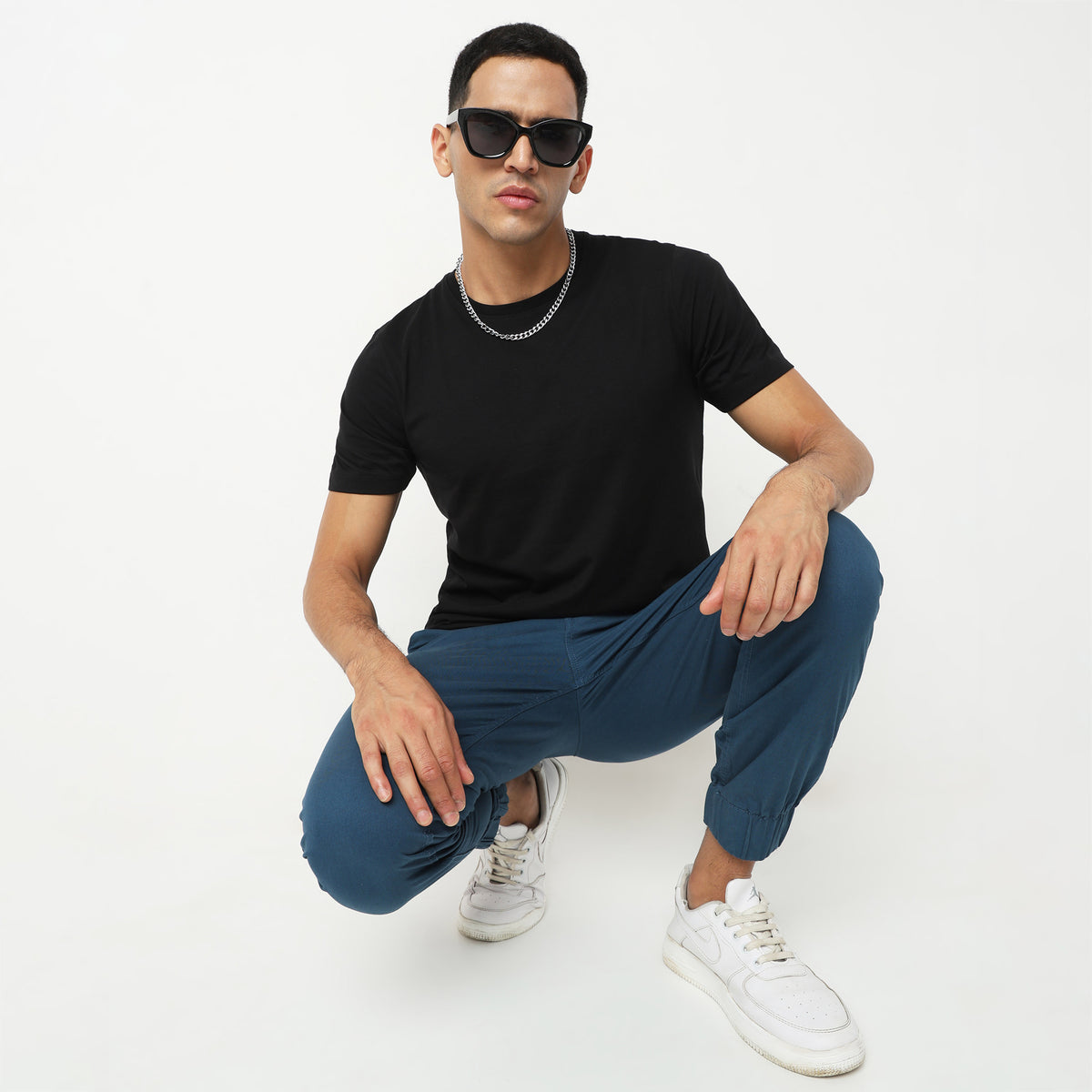 Regular Fit Solid T-Shirt