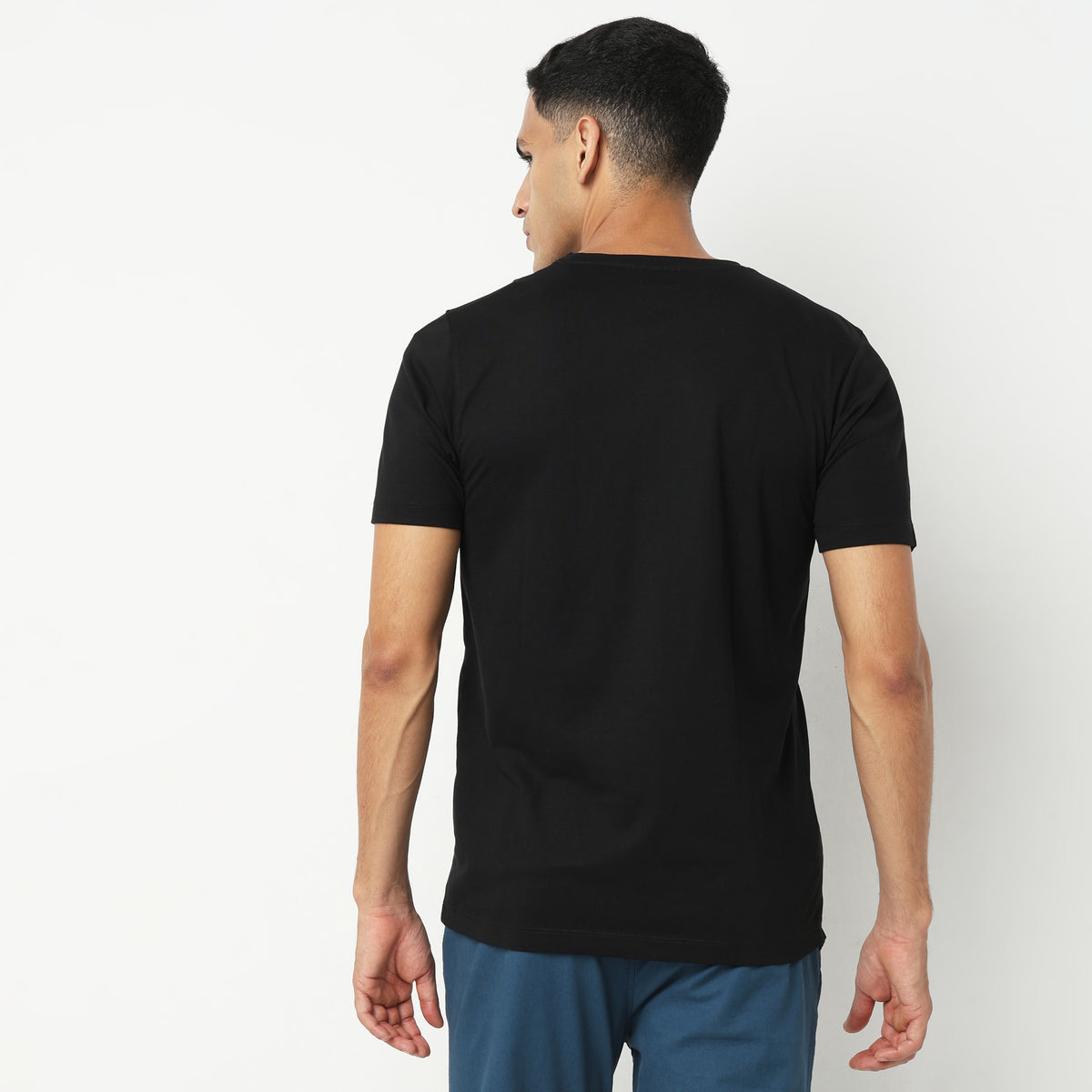 Regular Fit Solid T-Shirt