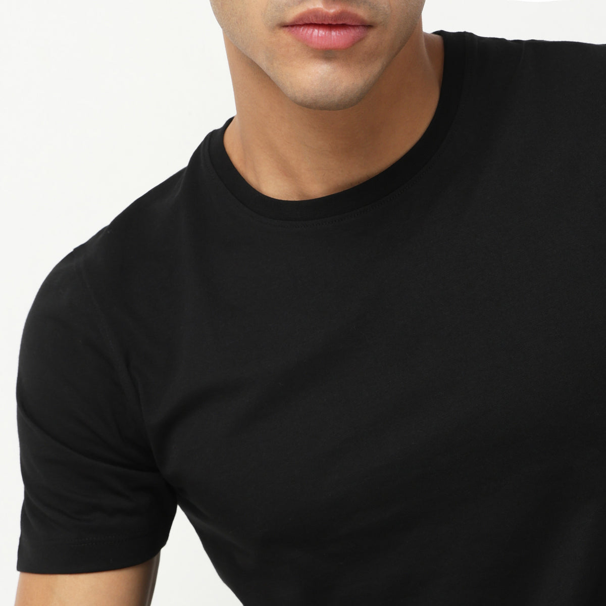 Regular Fit Solid T-Shirt