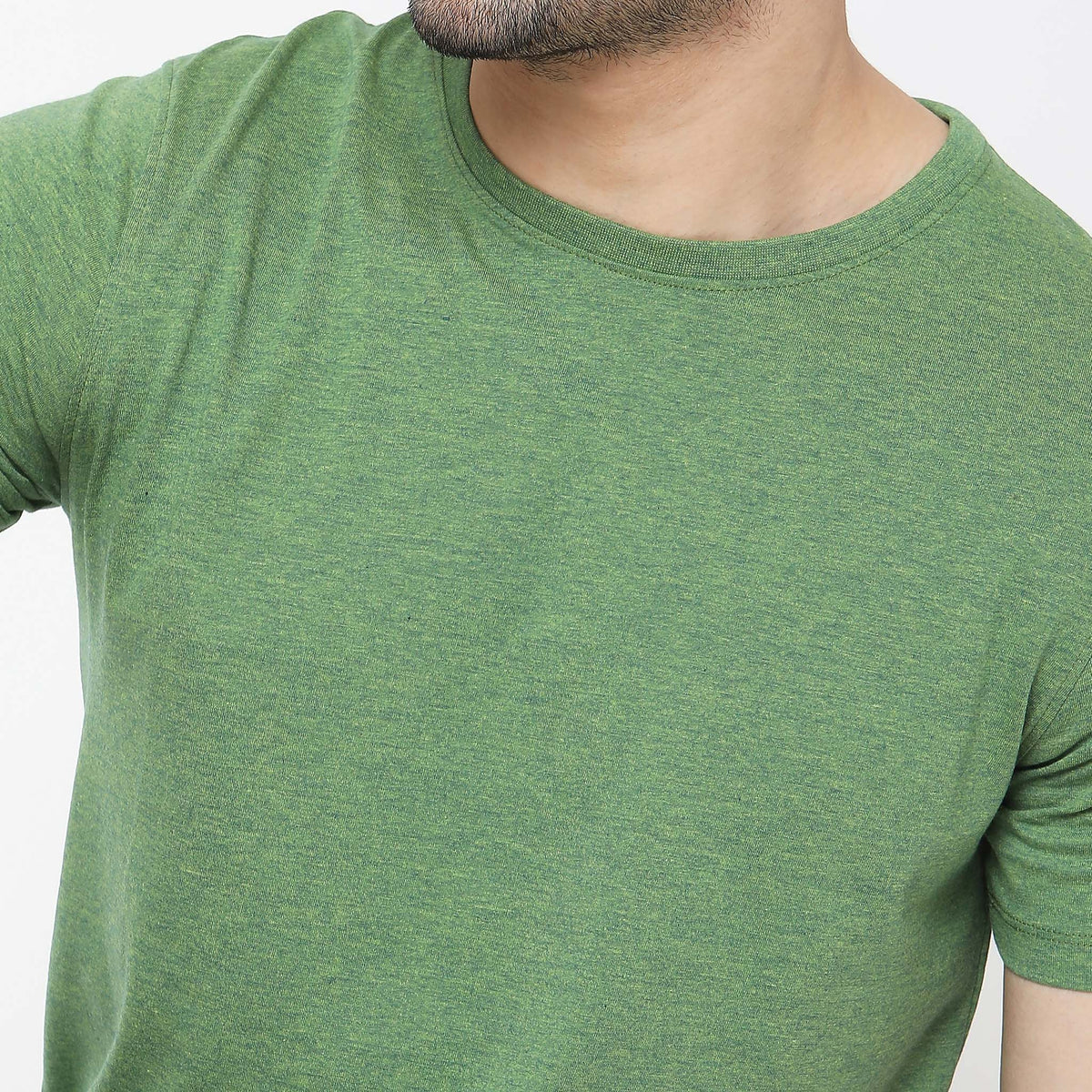 Regular Fit Solid T-Shirt