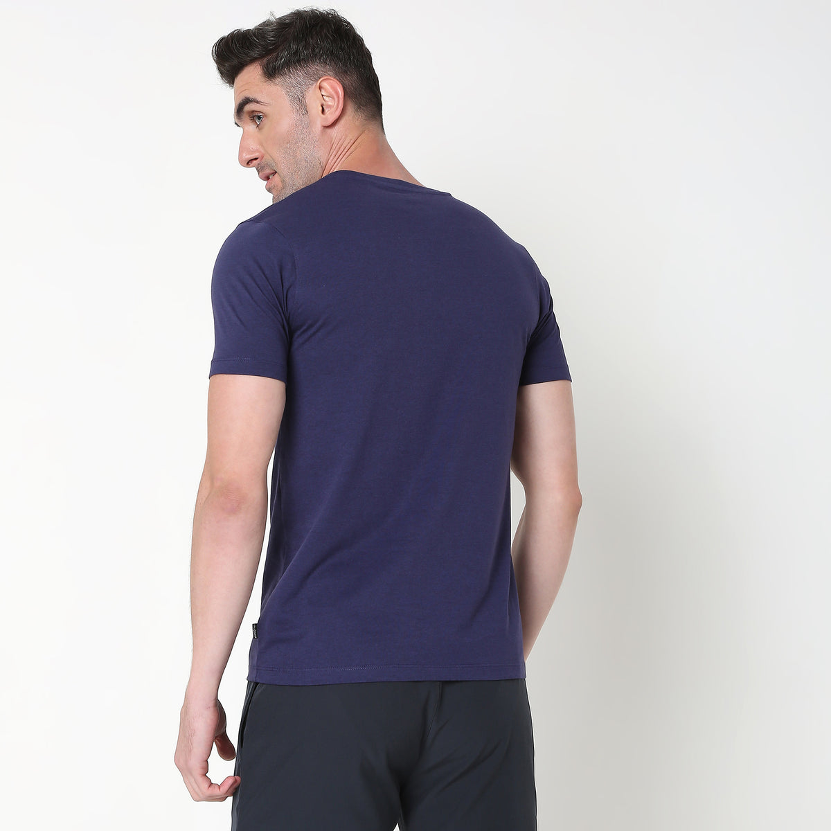 Regular Fit Solid T-Shirt