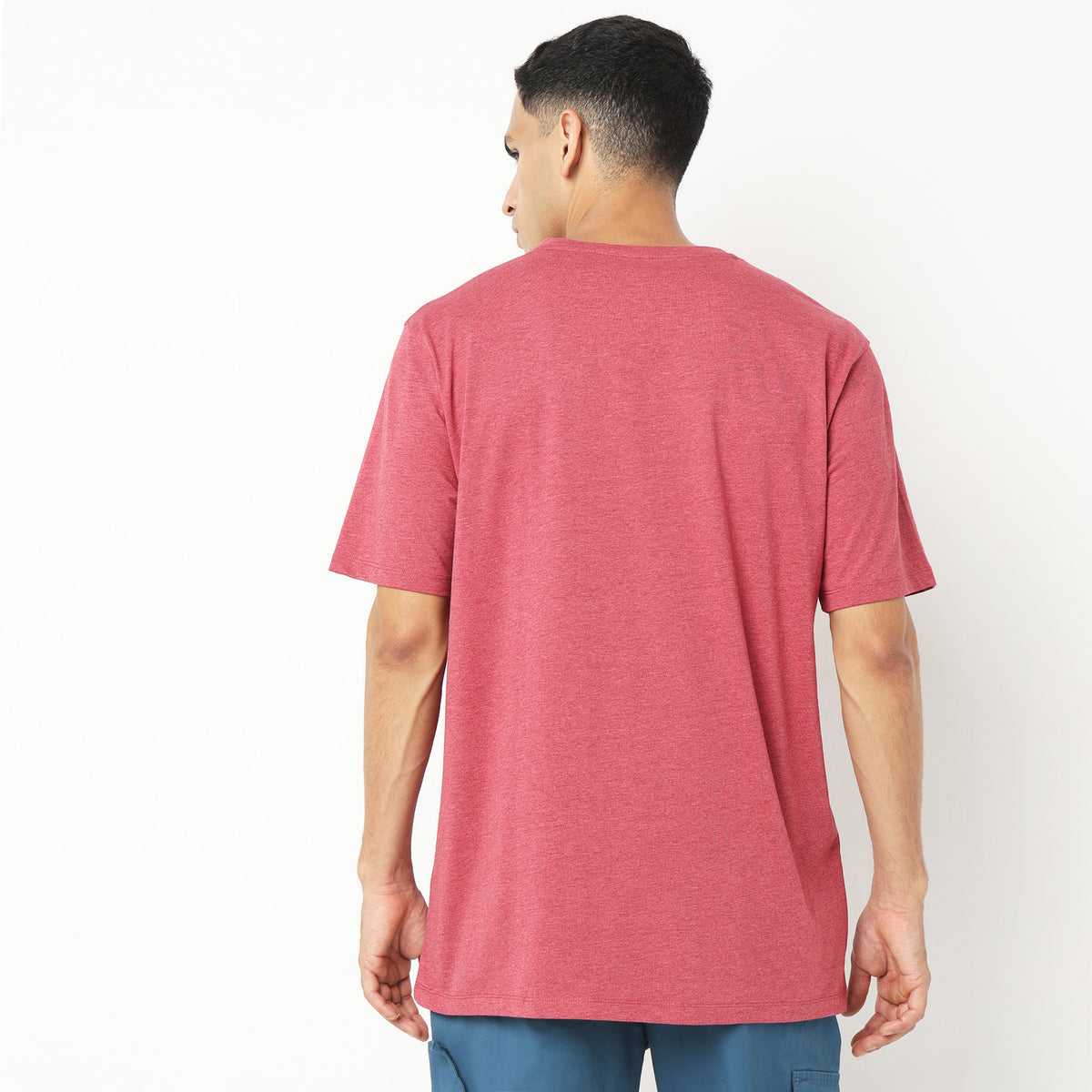 Regular Fit Solid T-Shirt