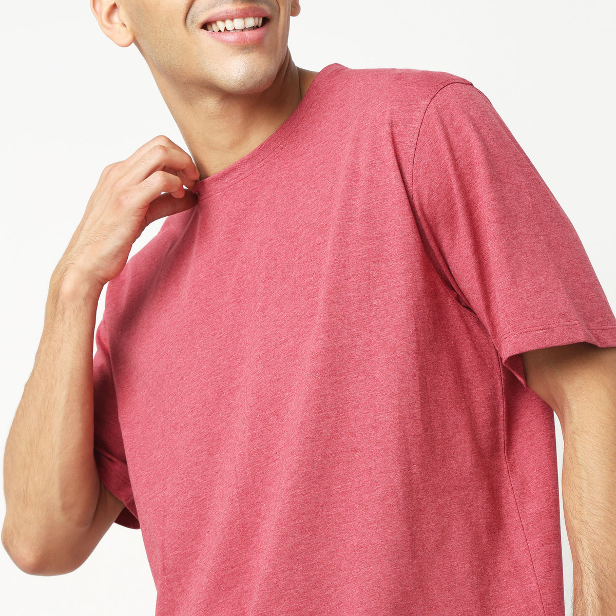 Regular Fit Solid T-Shirt