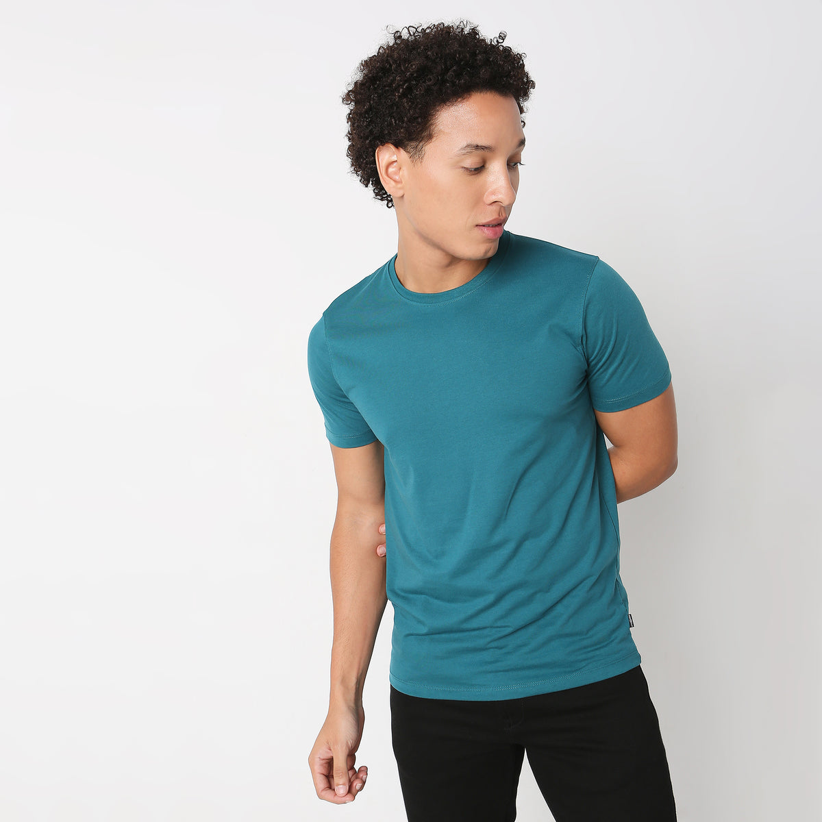 Regular Fit Solid T-Shirt