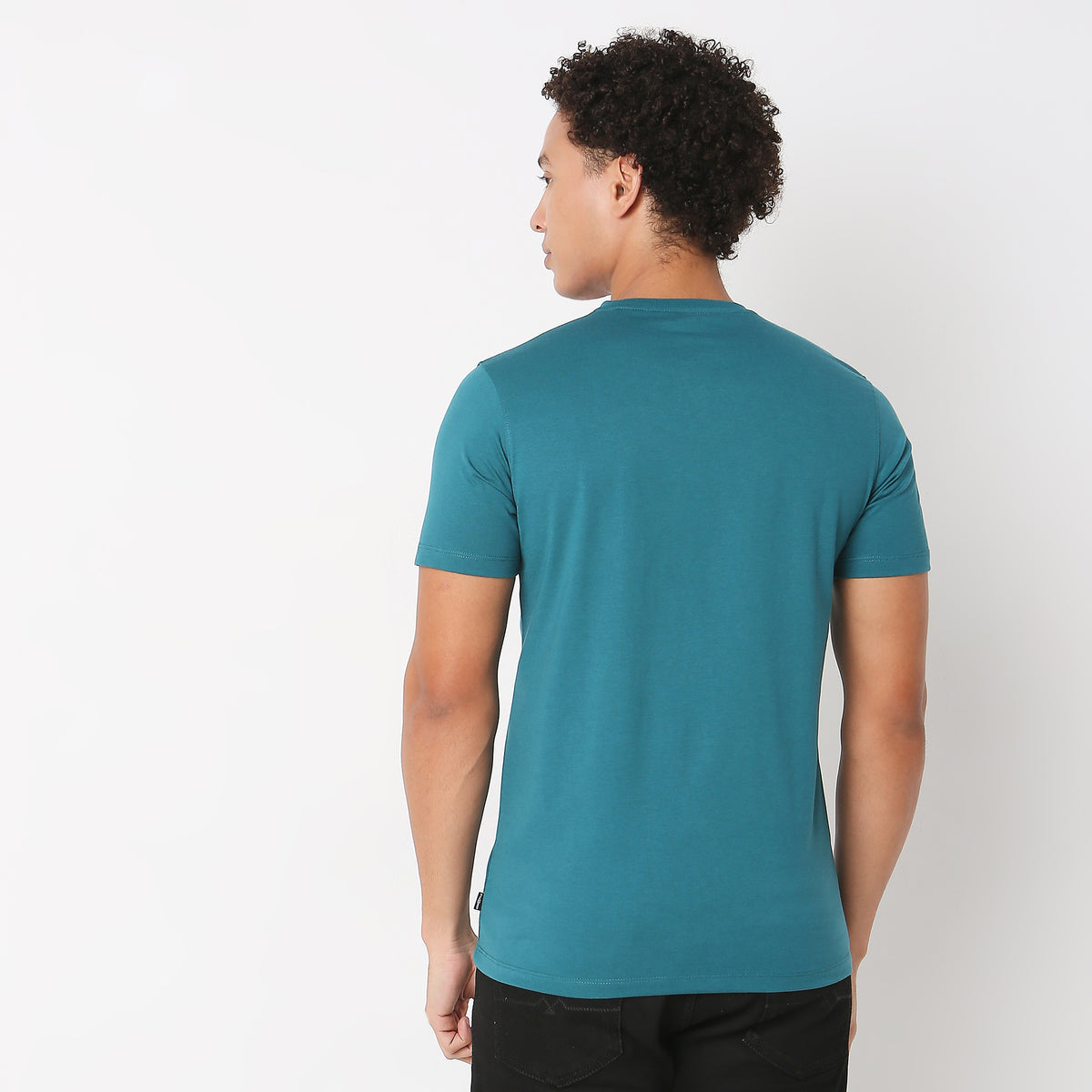 Regular Fit Solid T-Shirt