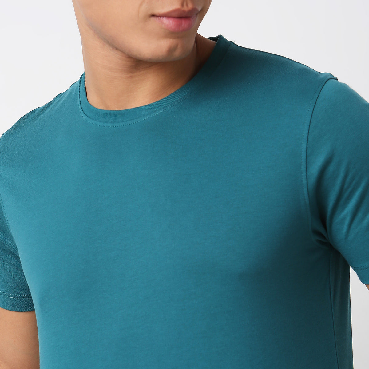 Regular Fit Solid T-Shirt