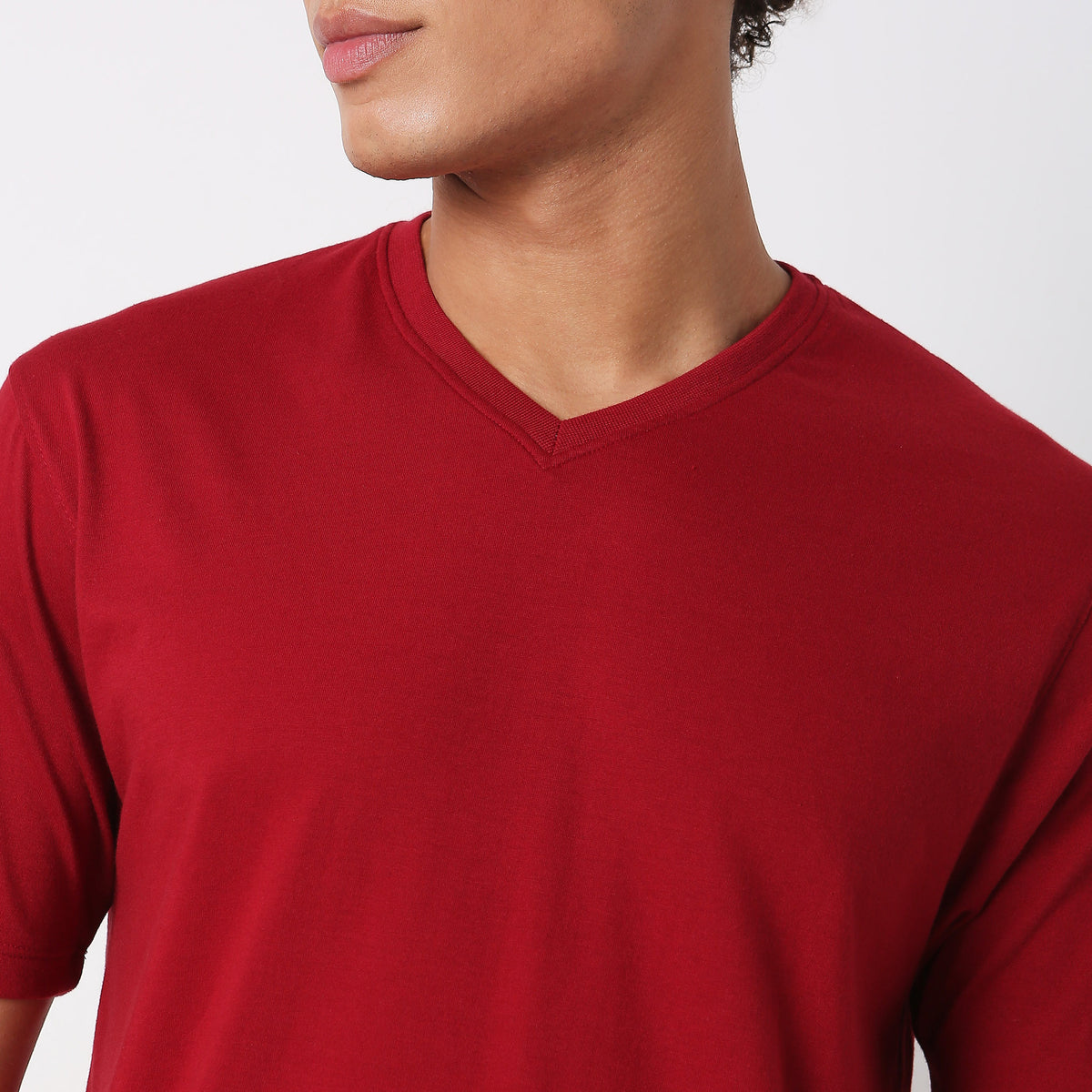 Regular Fit Solid T-Shirt