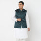 Regular Fit Jacquard Ethnic Jacket