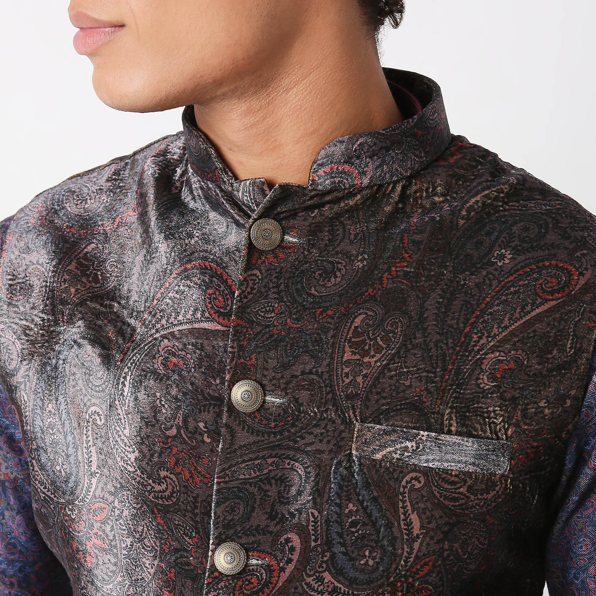 Regular Fit Jacquard Jackets