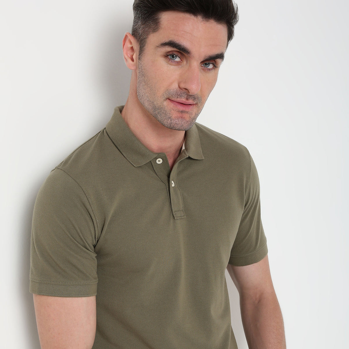 Regular Fit Solid Polo T-shirt