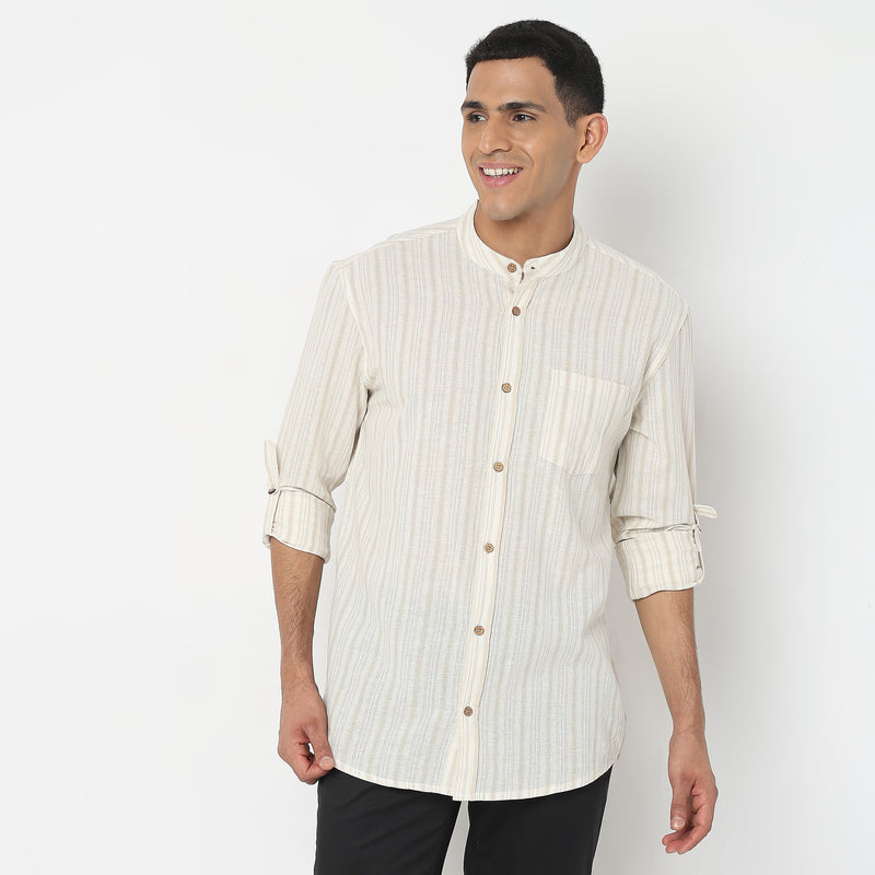 Regular Fit Striped Shirt