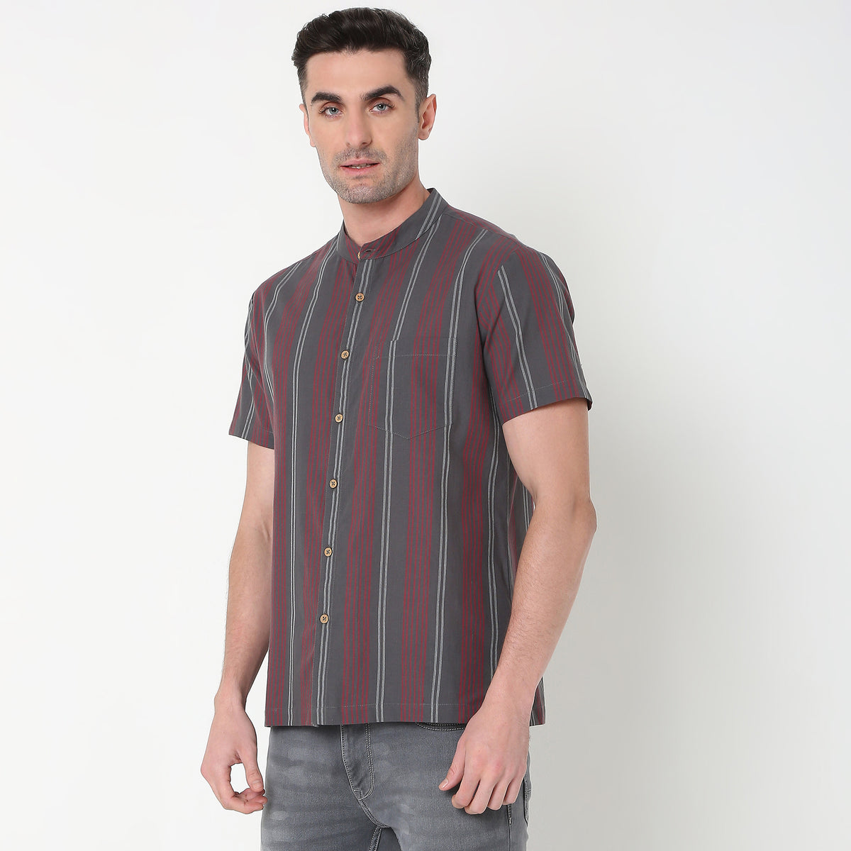 Regular Fit Striped Shirt