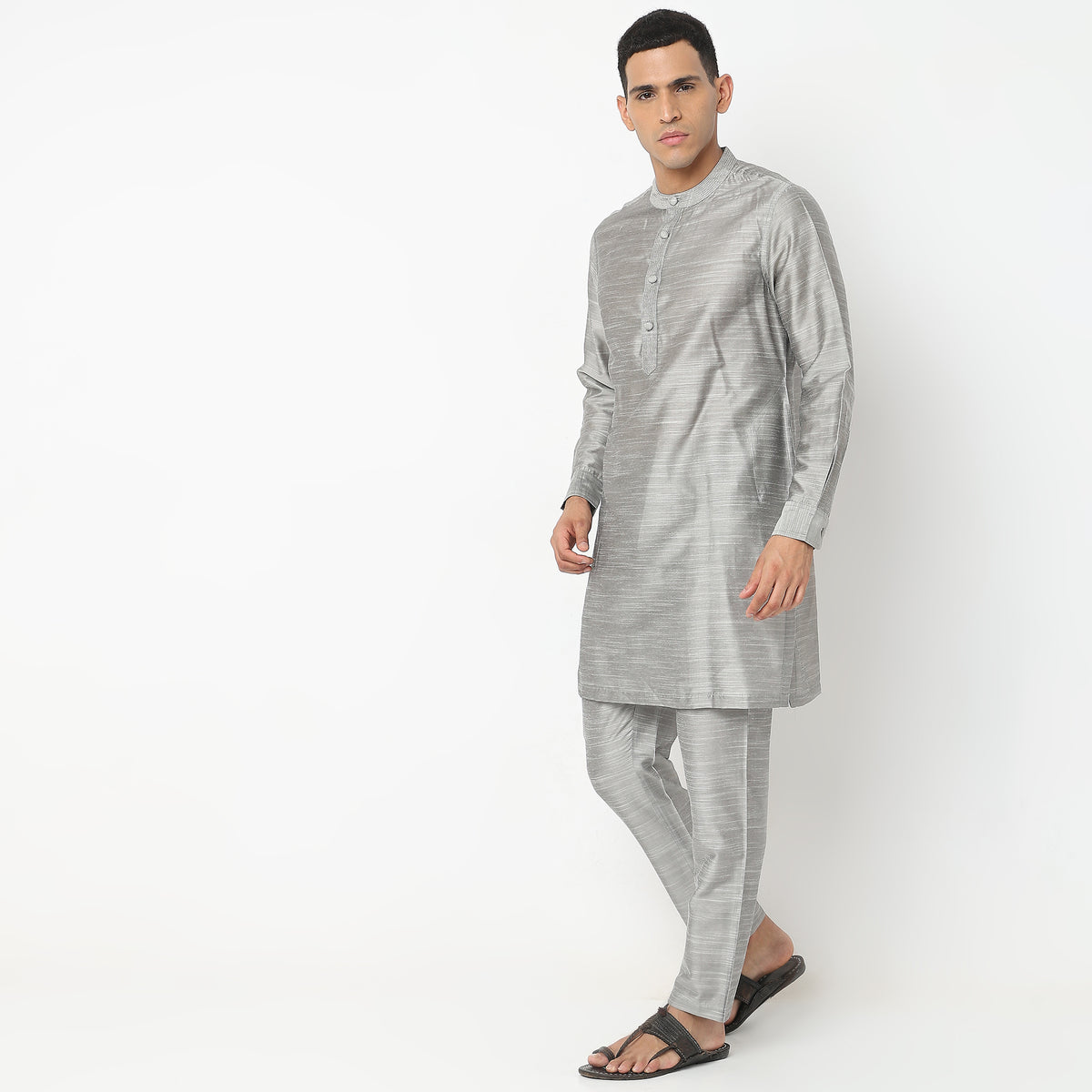 Regular Fit Solid Kurta Sets