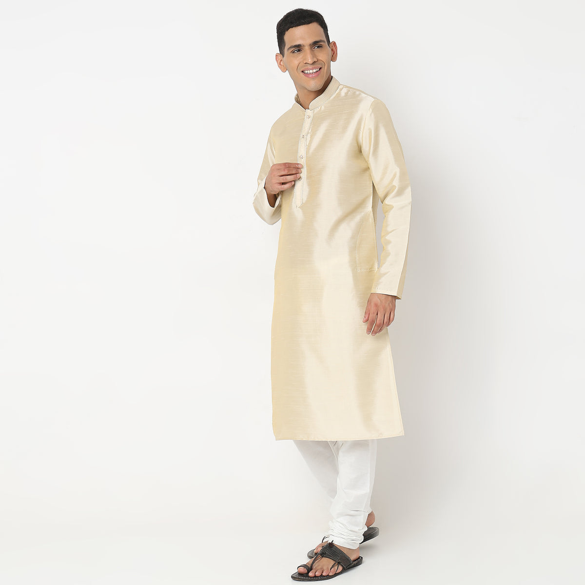 Regular Fit Solid Kurta Sets