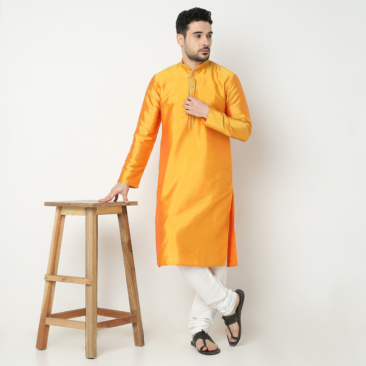 Regular Fit Solid Kurta Sets