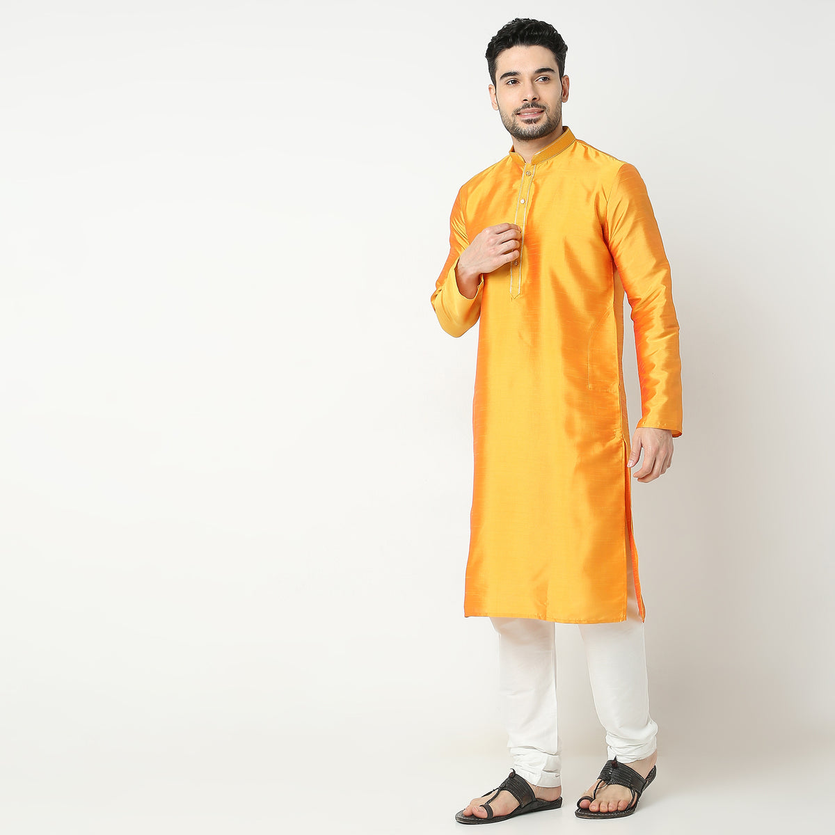 Regular Fit Solid Kurta Sets