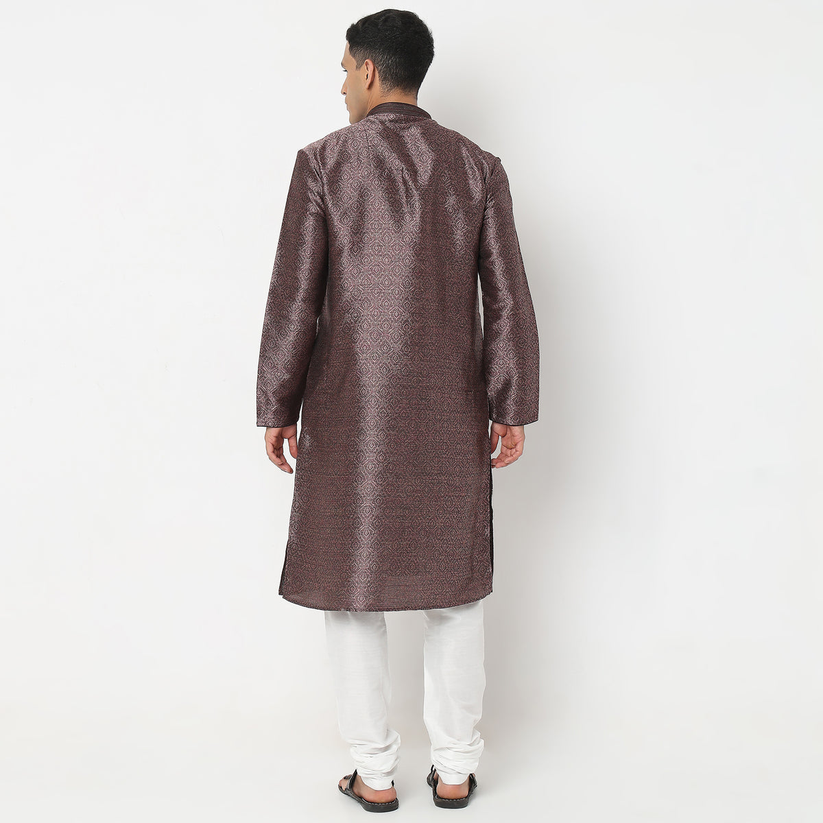 Regular Fit Jacquard Kurta Sets