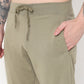 Regular Fit Solid Mid Rise Trackpants