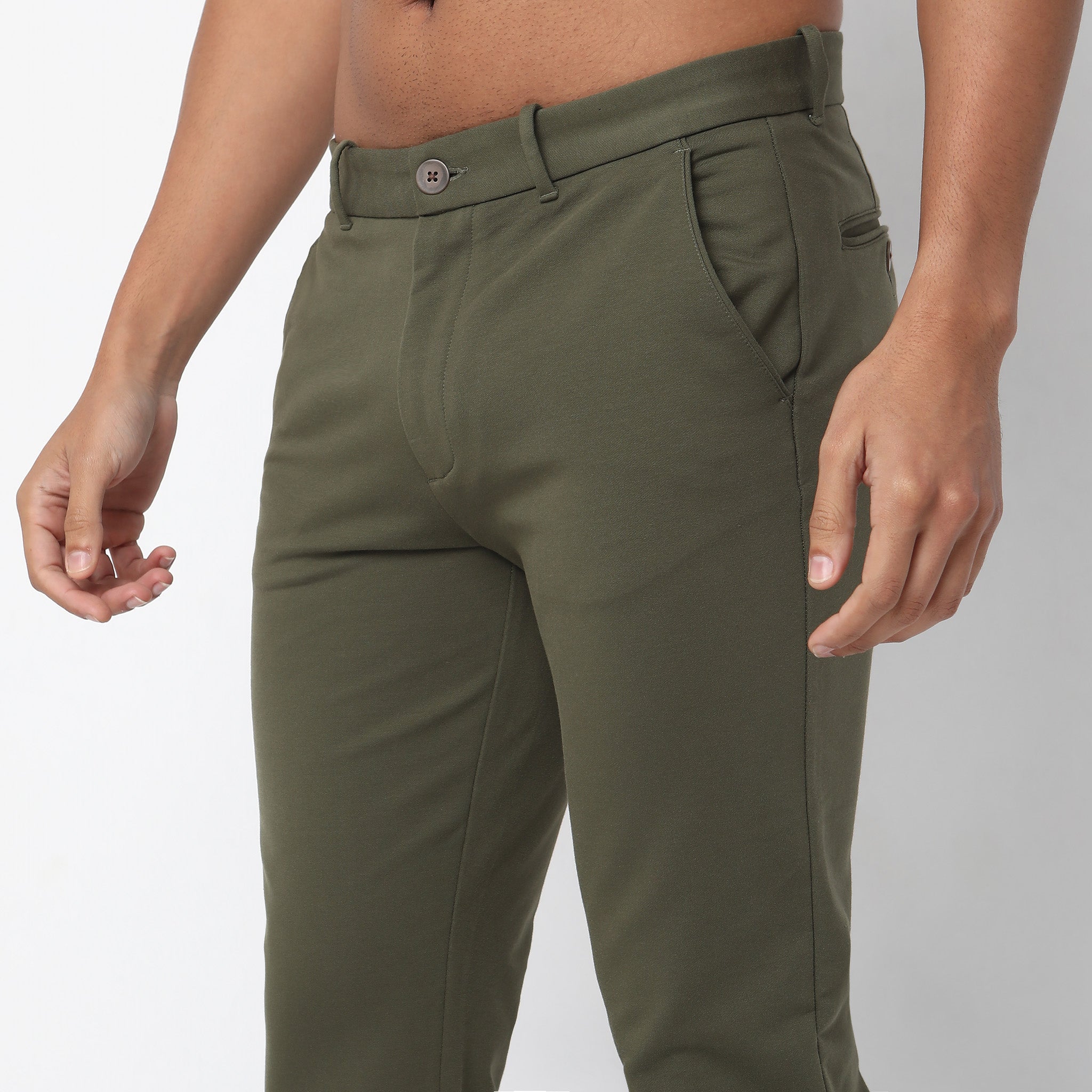 KNIT Crop Chino - Ulitimate Comfort - 4 Way Stretch & Flexibility