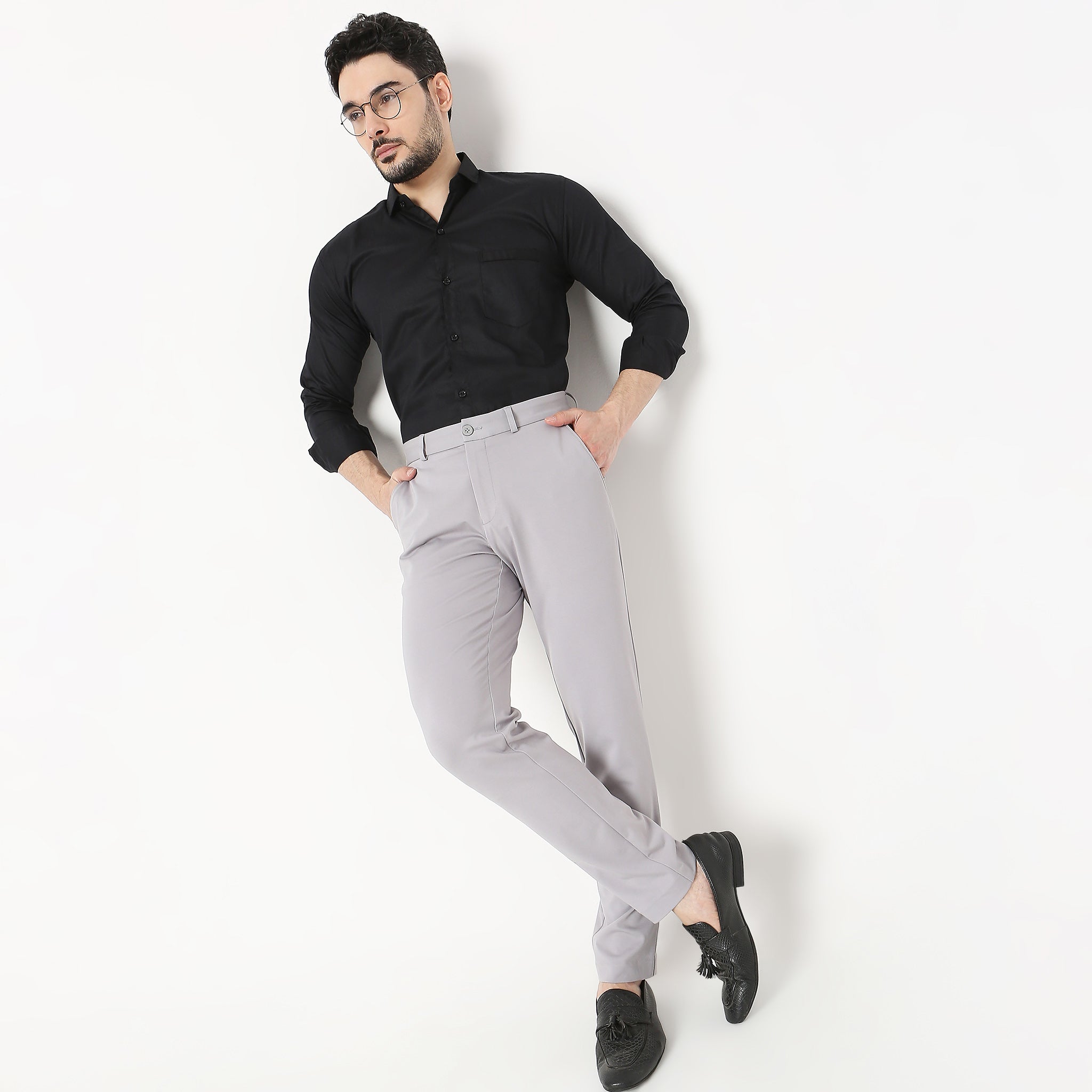 Le Bond Men's Formal Trouser Regular Fit – Hameedia
