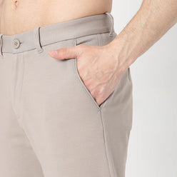 Skinny Fit Solid Mid Rise Chinos