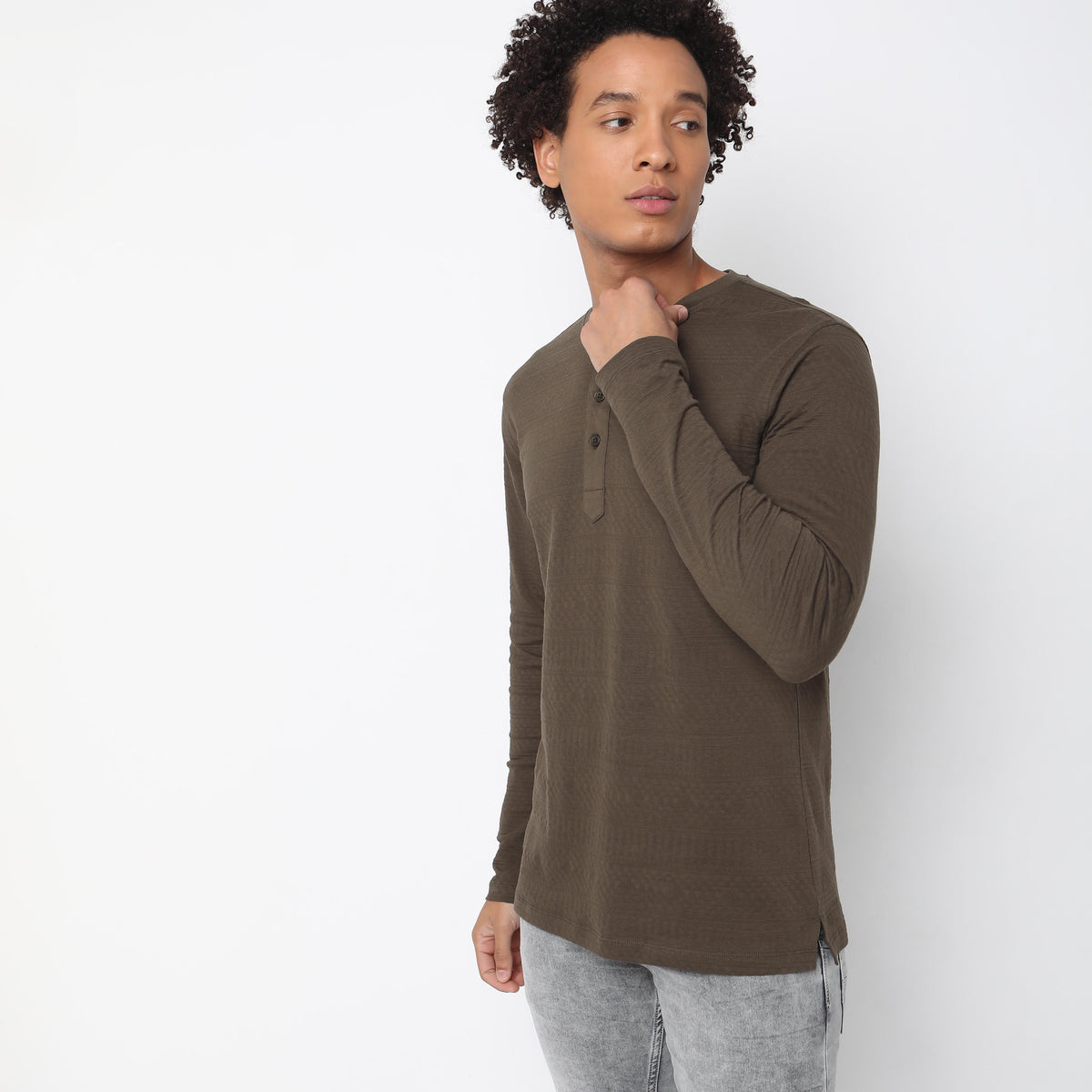 Regular Fit Structured T-Shirt