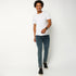 Men Wearing Skinny Comfort Solid Mid Rise Jeans