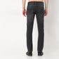 Straight Fit Solid Mid Rise Jeans
