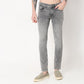 Slim Fit Solid Mid Rise Jeans